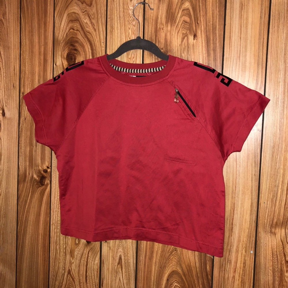 JAMIE SADOCK RED CROP TOP